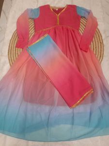 Anarkali Gown With Dupatta
