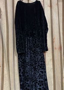 Floral Velvet Dress
