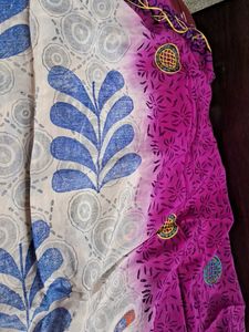 Elegant Floral Saree