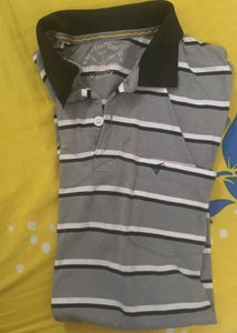 Striped Polo Shirt - Men's Size Xl