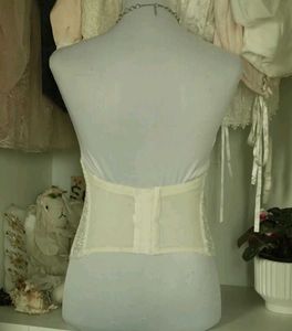 White Lace Bustier Corset