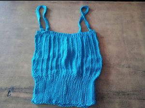 Party Wear Crochet Crop Top
