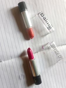Brand:ADS. 2 Balm Lipstick Pink And Purple