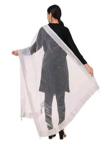 White Dupatta 😍