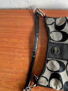 vintage coach signature canvas Demi bag