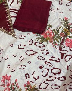 High Quality Sequin Work Dress Material.