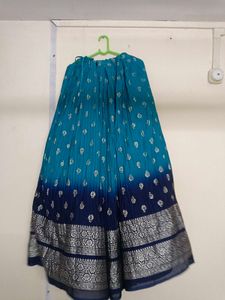Double Shaded Blue Lehenga
