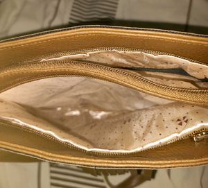 Brown Sling Bag With Fringes
