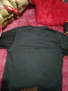 Black Sports Wear Tshirt