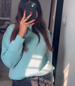 Light Blue Oversized Sweatshirt