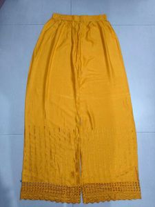 Embroidered Cotton Straight Pants (Set of 2)
