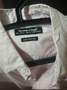 Dennis Lingo Pink Casual Shirt