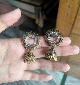 Jhumka Earrings Set Of 3