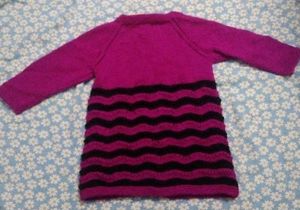 Cute Purple Knitted Outfit