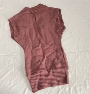 V Neck Vest Sweater