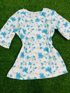 M Size Cotton Short Kurti Unused