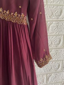 Designer Pleated Anarkali