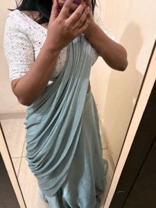 Elegant Shimmer Lehnga With Chikankari Blouse