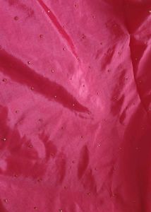Rani Pink Saree With Golden Stones