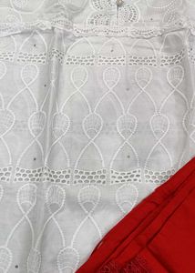 Elegant White Embroidered Kurta Set