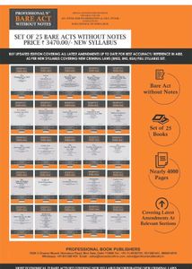 25 Law Bare Acts Collection For AIBE 2025