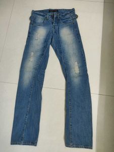 Distressed Denim Jeans(New not used)