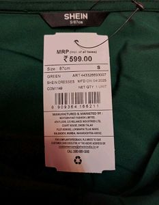 Shein Party One Shoulder Side Tie-Up Mini Wrap Dre