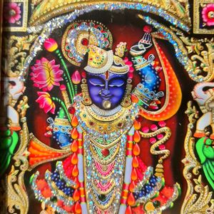 Shrinath Ji- Krishna photo with embellishment