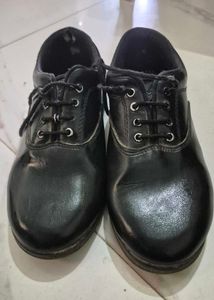 Classic Black Casual School Shoes