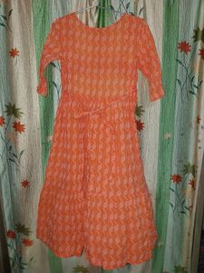 One Piece In Beautiful Orange Coloured