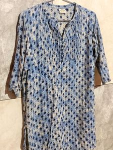 Blue Printed Top