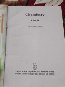 Class XI Chemistry Textbook - Part II
