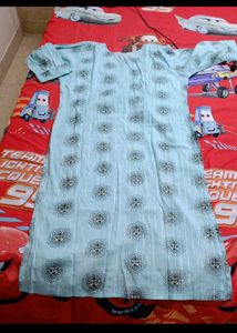 Mint Green Printed Kurta