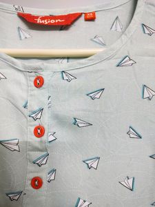 Cute Casual Blue Kurti