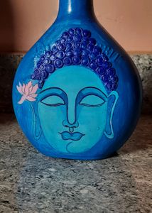 Buddha Bottle Painting