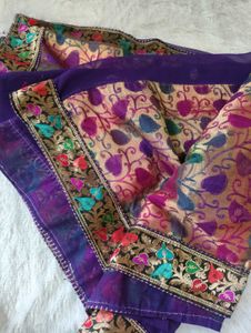 BEAUTIFUL PATLI SAREE 💜