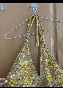 Paisley Print Maxi Dress