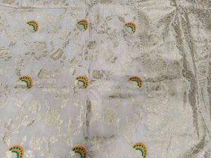 Elegant White Banarasi Saree