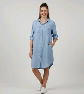 Denim Shirt Dress