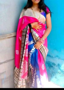 Beautiful Pink Saree 💗