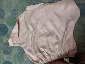 Smart Branded Pink Crop Top For 8-9 Years Girl