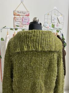 Olive Green Knit Cardigan( it’s new