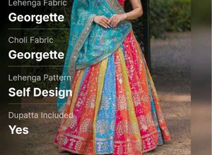 Semi Stitched Lehenga Set for women