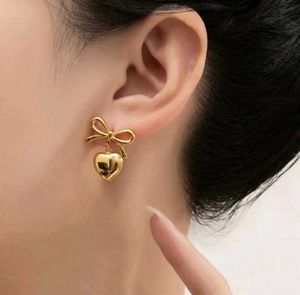 Anti Tarnish Bow Earrings