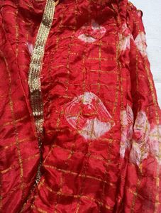Red Punjabi Style Dupatta 💃🏻