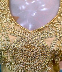 Beautiful✨Red And Gold Patchwork Lahnga Choli💐💕