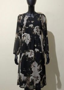 Elegant Floral Print Dress