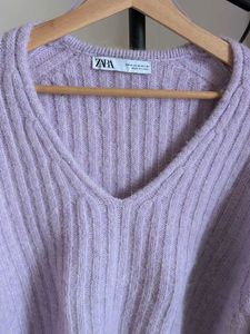Zara Knit Cropped Sweater