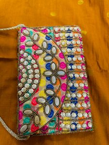 Multi Colour Jaipuri Sling