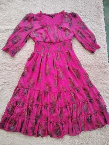 Flared Midi Dress